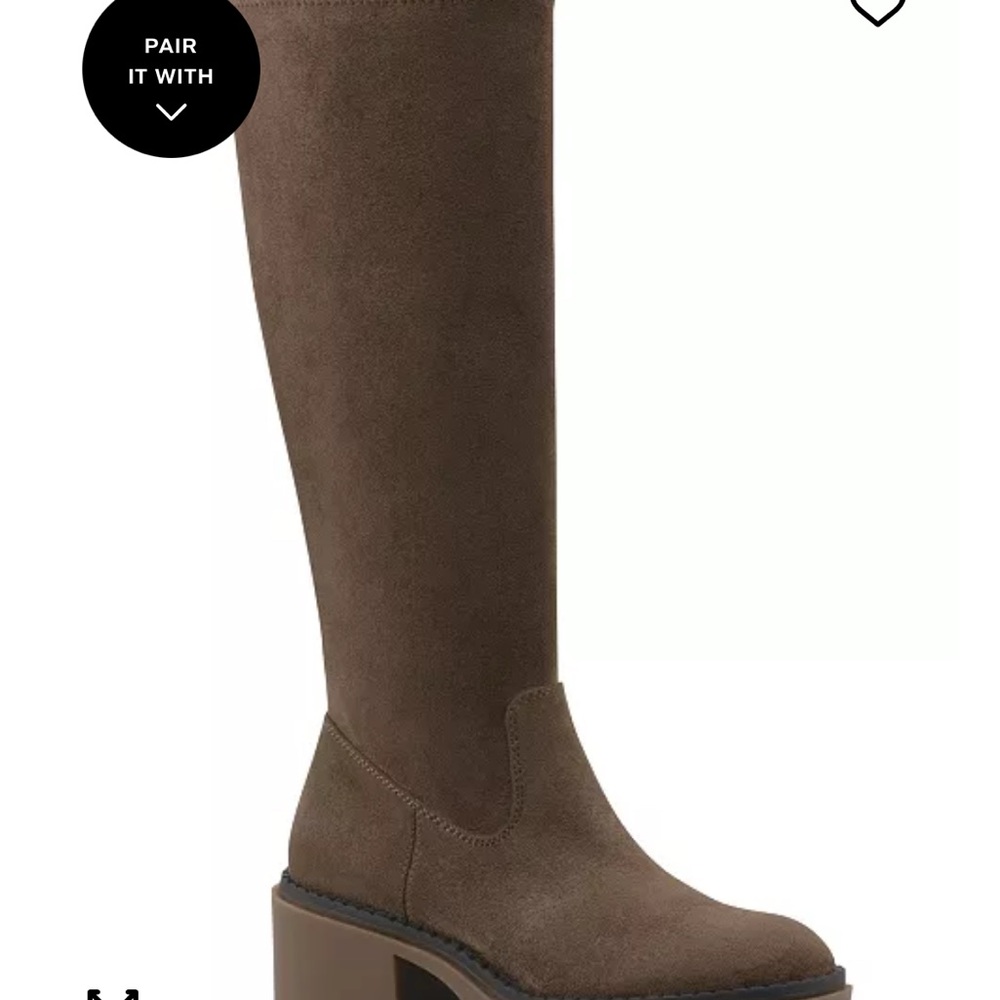 White Mountain Brown Over the Knee Boots